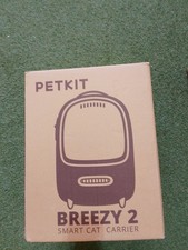 Petkit Breezy 2 Smart Cat Carrier Hard Shell Viewing Window 1.5kg Pale Grey