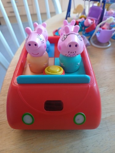 Peppa pig car and - car, family