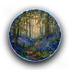 Bluebell Flower Forest Scene