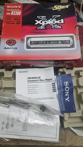 Sony cdx r3300 - sony, mp3