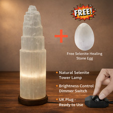 Selenite Tower Lamp |