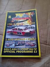 SKEGNESS SALOON STOCK CAR RACING WORLD CHAMPIONSHIP  PROGRAMME 17/18 SEPT 2016