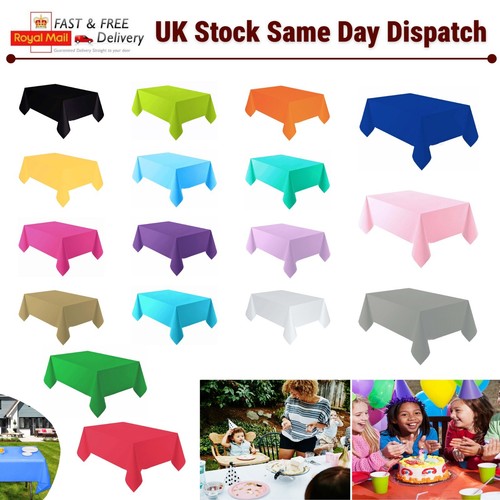 Plastic table cover wipe clean - table,