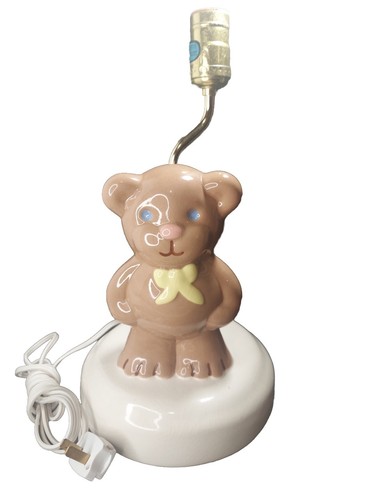 Ceramic teddy bear lamp - teddy,