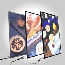 Linno® A3 A4 Table Menu LED Illuminated Wall Mounted Frame Poster Display Board