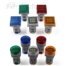 22MM AC 50-380V 0-100A 220V Digital Dual Display Voltmeter Ammeter Voltage Meter