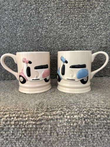 Hand painted ceramic vespa - hand,