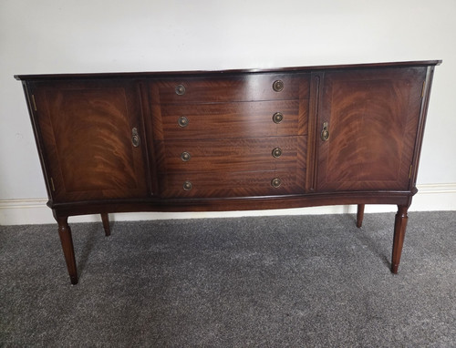 Wood brown sideboard cabinet - wood,
