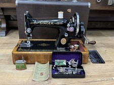 Vintage Singer 99 Hand Crank Sewing Machine 1951 – Fully Working, Complete Set