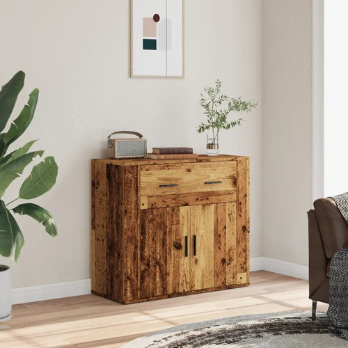 Walplus old wood buffet - old,