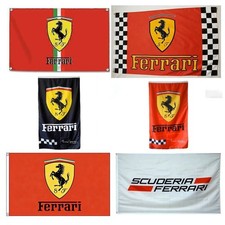 Racing ferrari flags - racing,