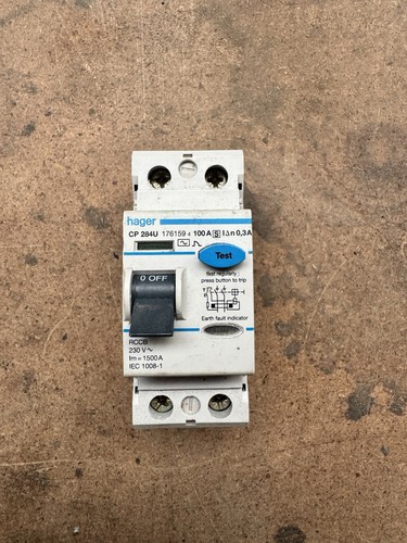 Hager 100a 300ma - 100a, delay