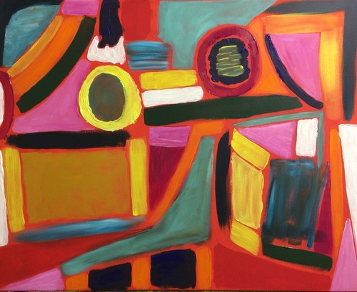 Acrylic abstract canvas - abstract,