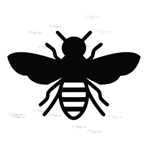 Bumble bee silhouette - bee, art