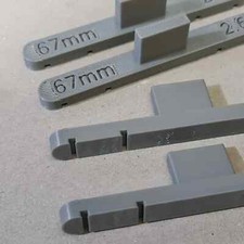 4 X Grey 67mm OO/HO Gauge Parallel Track Tools Model Railway Train