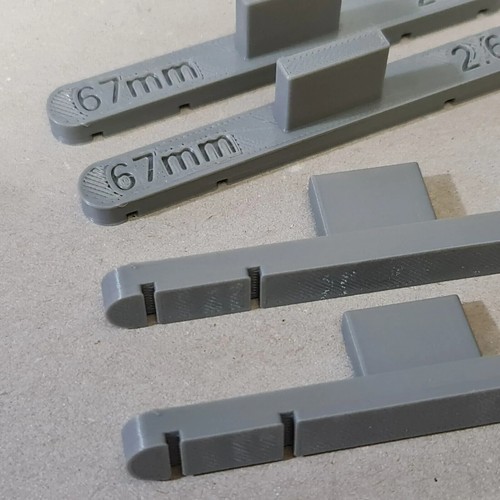 Grey 67mm ho gauge - x, oo/ho