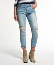 Superdry women's Riley Girlfriend Jeans W32 L30 RRP £ 54.99