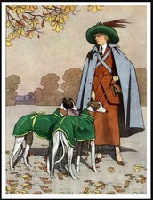 GREYHOUND DOG ART PRINT POSTER