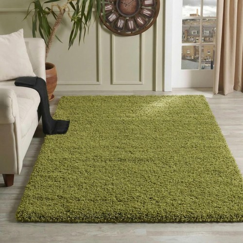 Shaggy rugs soft modern - modern, lime