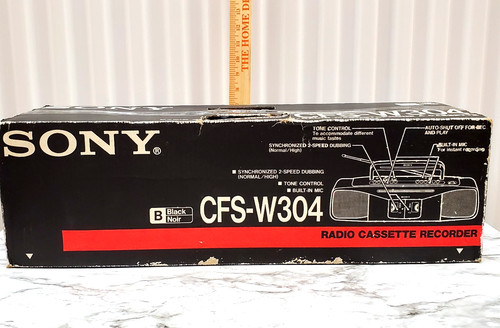 New vtg sony cfs - new, radio