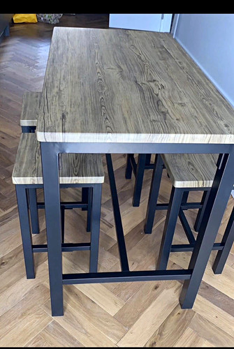 Piece rectangular bar table - 5-piece,