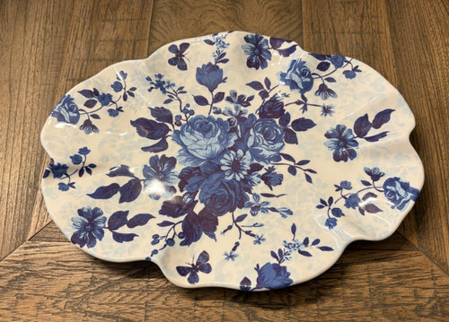 Shabby chic blue - &, white