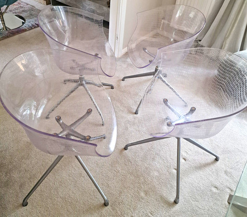 Set clear acrylic swivel - set,