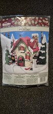 Bucilla. Mary's Snow Cottage. Felt Craft Kit. Brand New.
