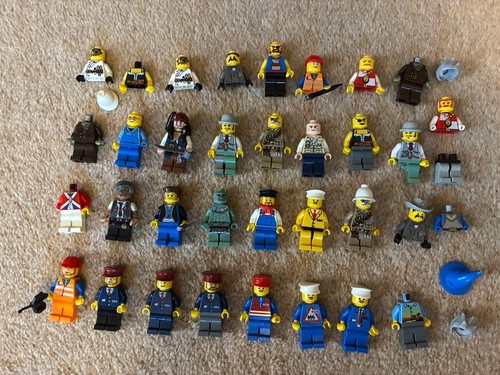 Lego train town mini figures - train,