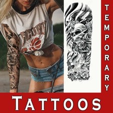 Fake Tattoo Skull Waterproof