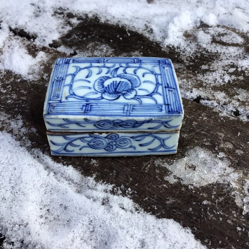 Antique chinese blue white - antique, &