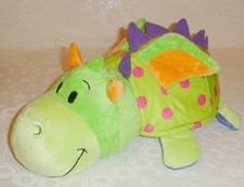 Flip a Zoo Dragon / Unicorn Soft Plush : Big 18" Huggable Toy  VGC Superb