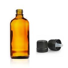 100ml Amber Glass Bottles With