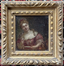 Antique Oil Painting William Bonnar Royal Scottish Academy Old Master Portrait