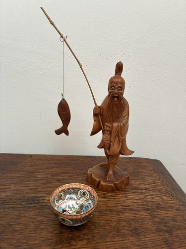 Handcarved wooden chinese - wooden,