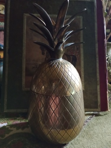 Vintage brass pineapple ice - vintage,
