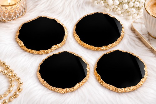Black gold resin - gold,