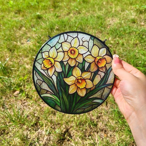 Stained glass window hanging - stained,