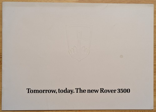 1976 rover 3500 sd1 - rover, brochure