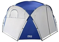 Pro Action Shelter Camping Event Dome Tent 4 Doors 2 Windows Polyester - USED