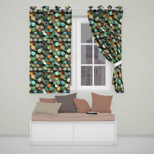 Blackout eyelet curtains - blackout,