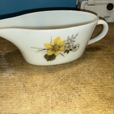 vintage jaj pyrex gravy boat