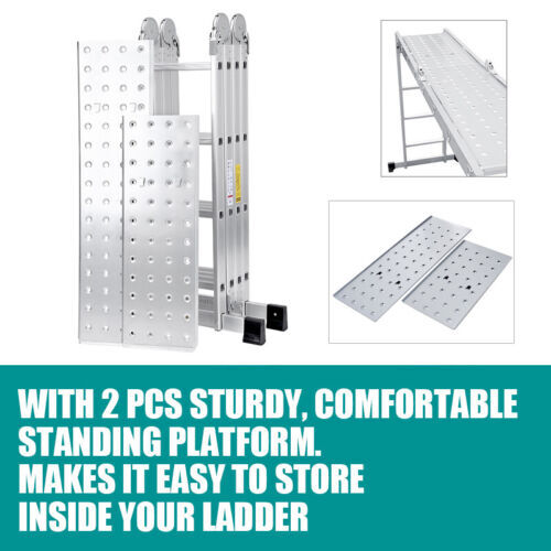 7m folding ladder - 3.5m-5.7m,