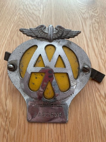 Vintage car badges rac - vintage,