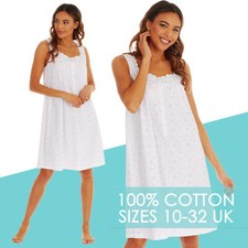 Ladies 100% Cotton Sleeveless