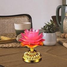 LED Lotus Buddhist Lamp