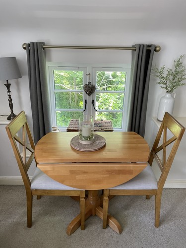 Pine pedestal round drop - pedestal,