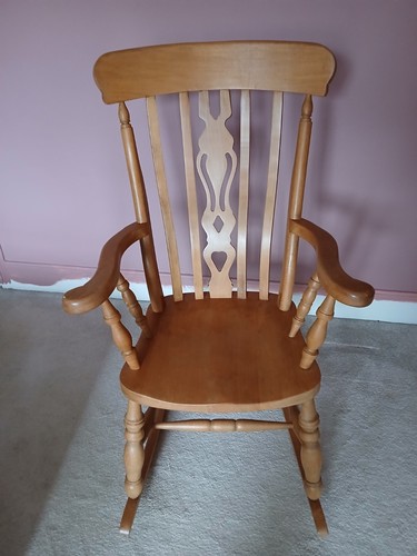 Solid beech wood rocking - solid,