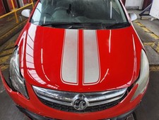 BONNET VAUXHALL CORSA MK3 FL 2006 TO 2014 STING ECOFLEX RED  3 DOOR HATCHBACK