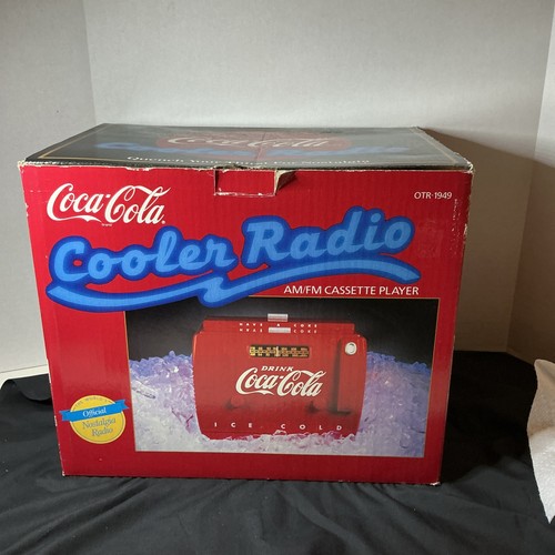 Coca cola cooler radio - coca-cola,